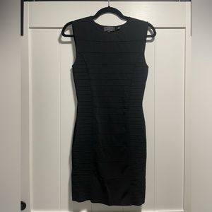 Ted Baker black bodycon mini dress, size US 4